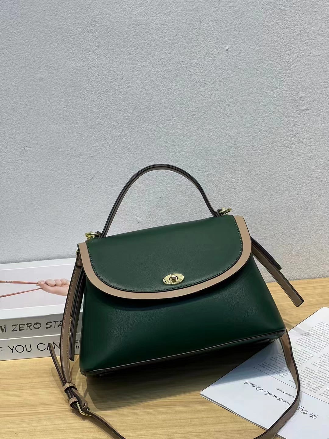 D46-Women's macaron color saddle bag spring summer handbag crossbody bag