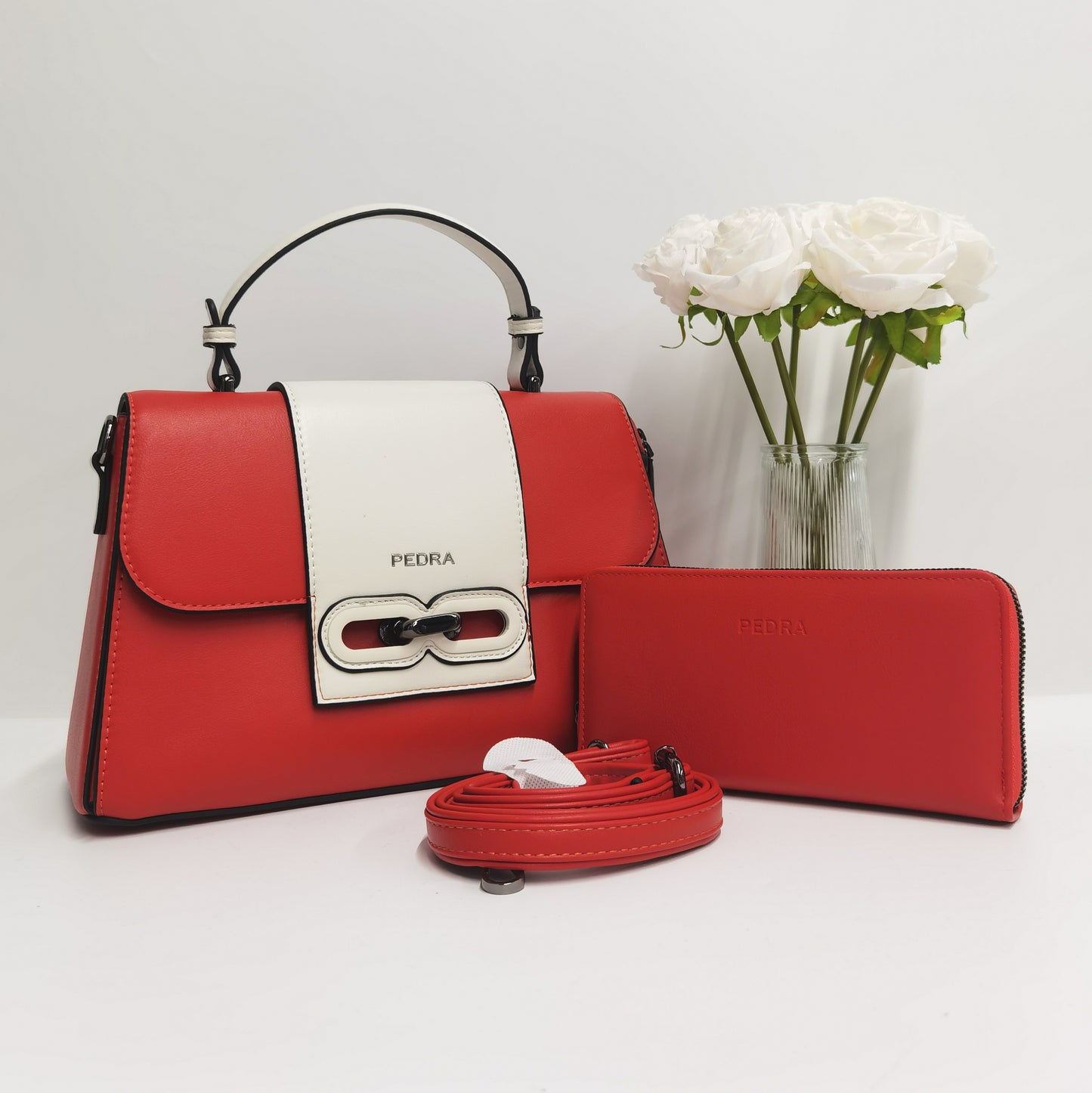 D59-Large capacity women's cross-body single shoulder strap wallet handbag
