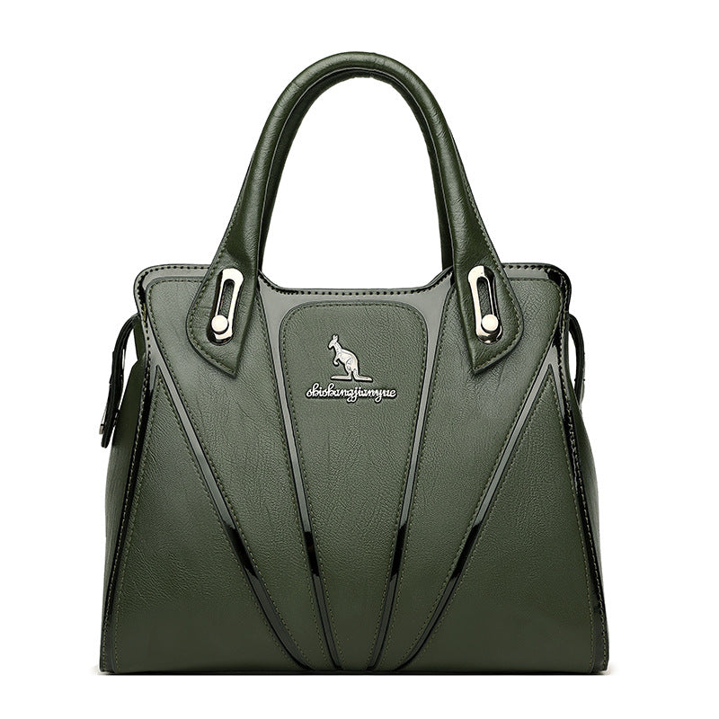D06-Ladies large capacity new kangaroo handbag square crossbody bag