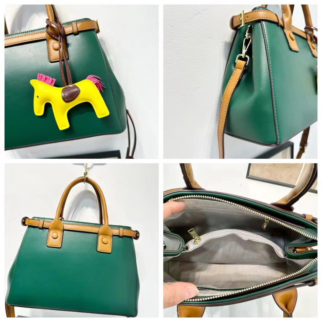 E115-New style women's high quality PU material women's bucket bag large capacity handbag with accessories tote bag