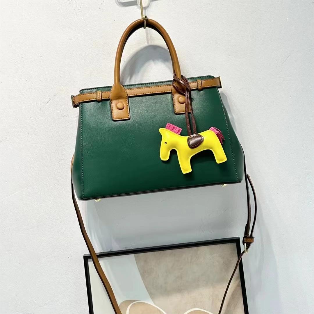 E115-New style women's high quality PU material women's bucket bag large capacity handbag with accessories tote bag