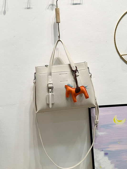 E126-New style women's high quality PU material women's bucket bag large capacity handbag with accessories tote bag