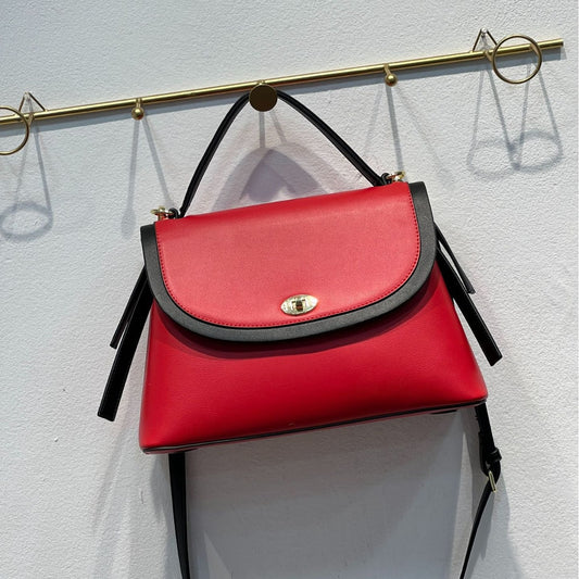D46-Women's macaron color saddle bag spring summer handbag crossbody bag