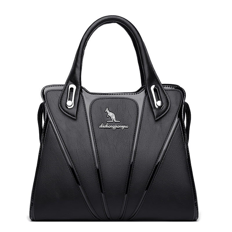 D06-Ladies large capacity new kangaroo handbag square crossbody bag