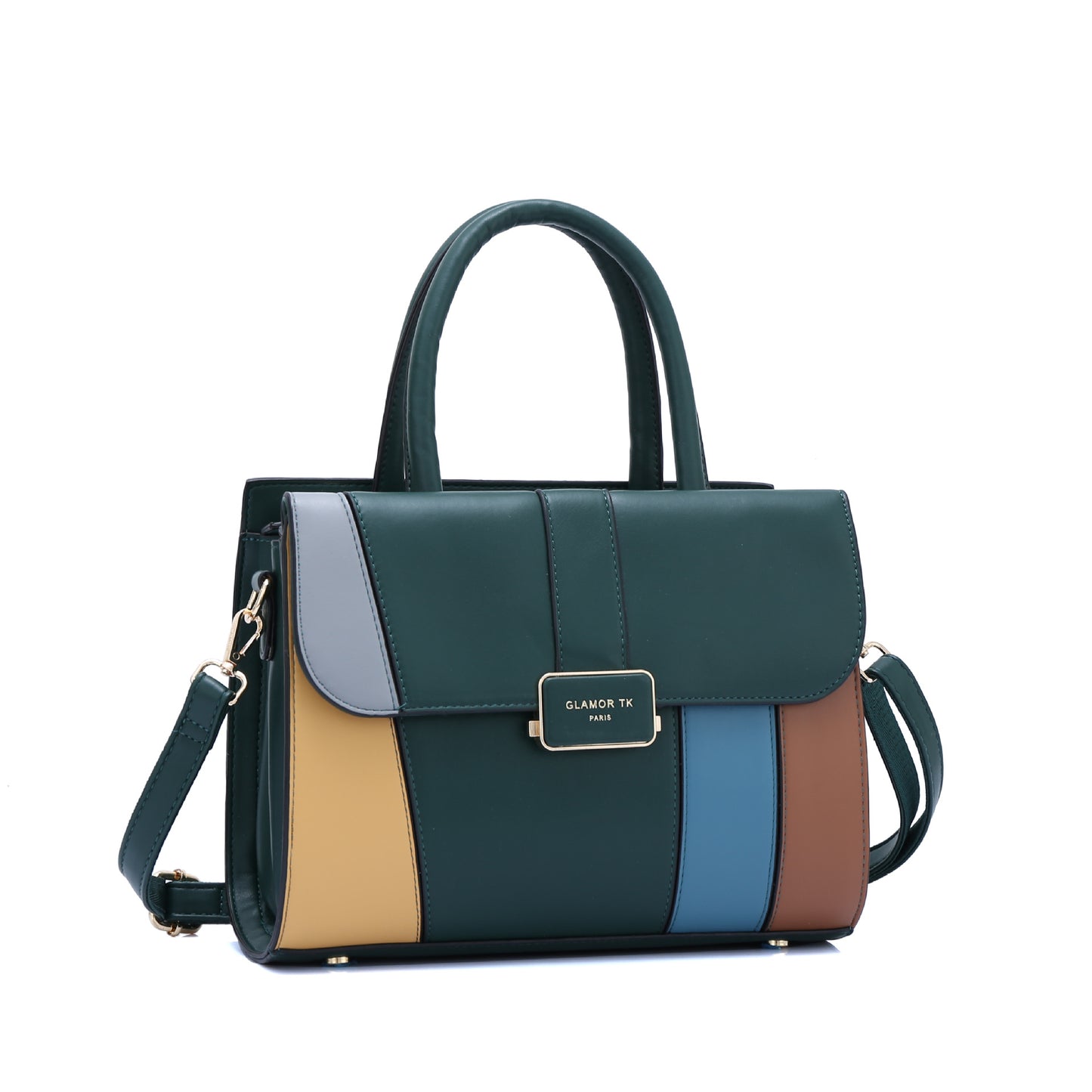 E24-2024 New Contrast Color Versatile Handbag Crossbody Bag Women's Bag Large Capacity Tote Bag Shoulder Bag