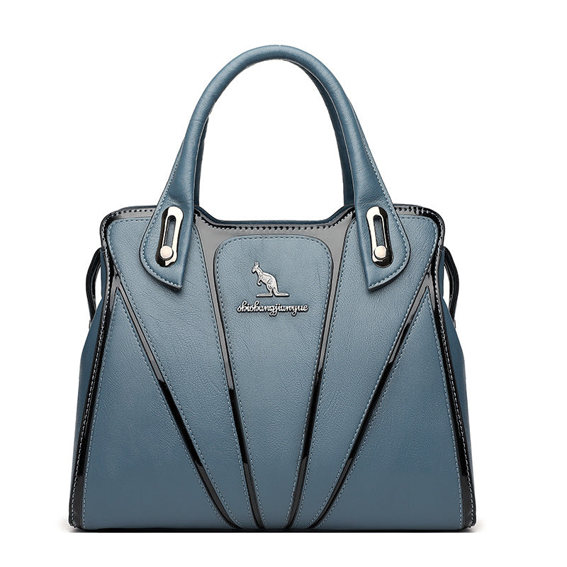D06-Ladies large capacity new kangaroo handbag square crossbody bag