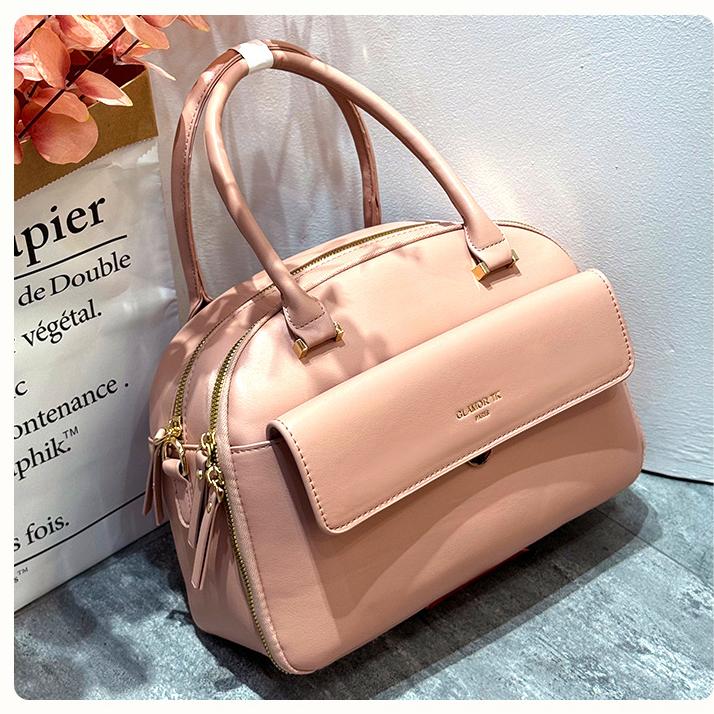 E127-New Women's Retro Handbag Simple Messenger Bag Commuter Shoulder Shell Bag Tote Bag