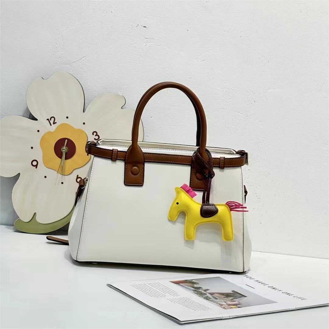 E115-New style women's high quality PU material women's bucket bag large capacity handbag with accessories tote bag