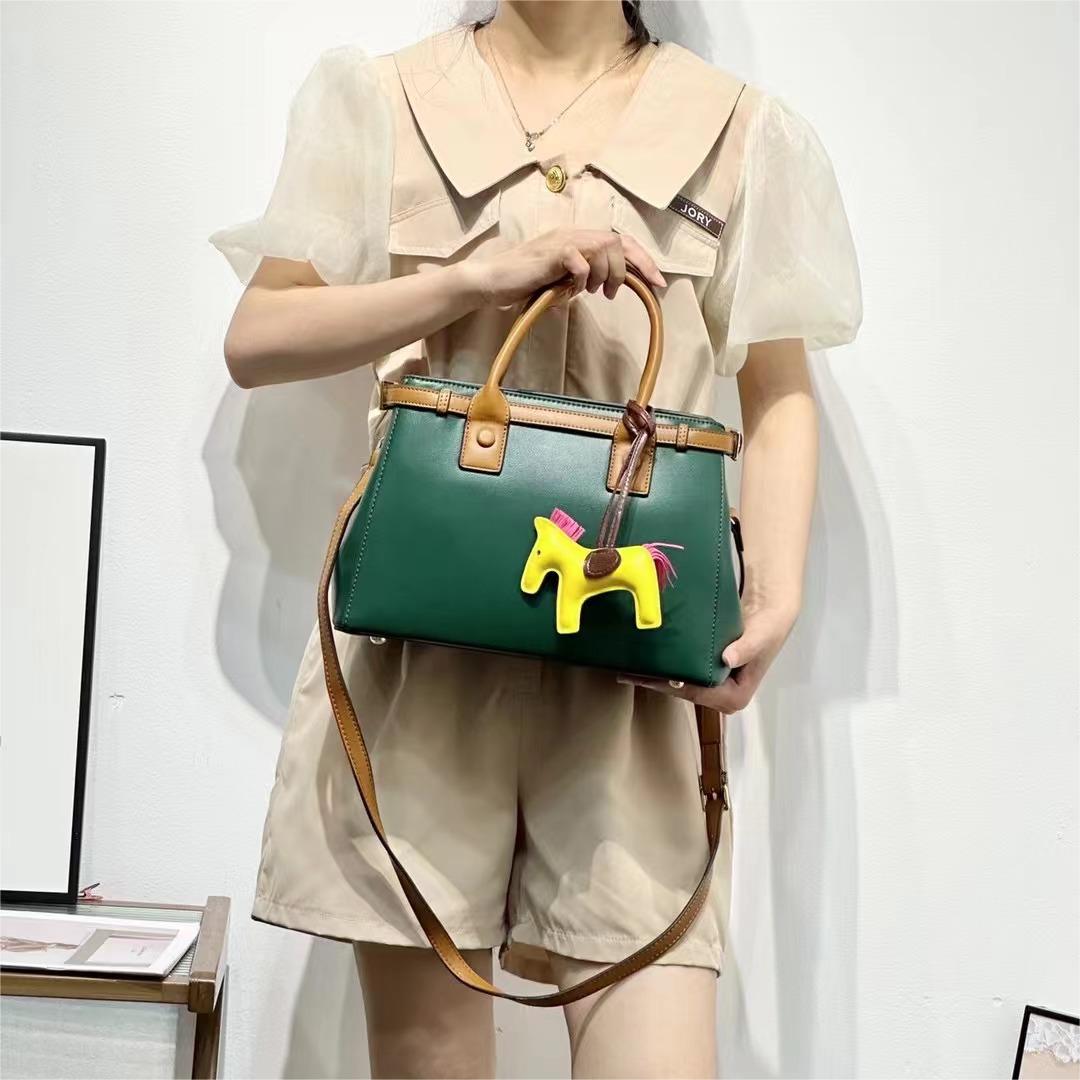 E115-New style women's high quality PU material women's bucket bag large capacity handbag with accessories tote bag
